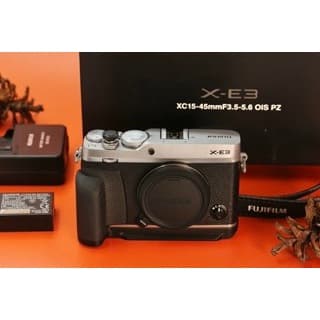 Fujifilm X-E3 XE3 Silver-Black Plus HandGrip Body Only Fullset B1182 Standar