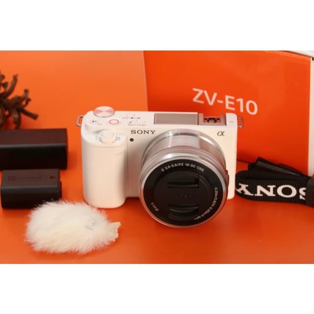 Sony ZV-E10 ZVE10 White With Kit Fullset B1114 Standar